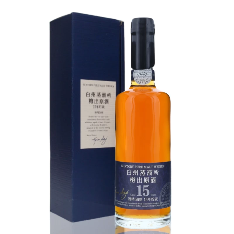 白州蒸餾所 白州15年 樽出原酒 600ML HAKUSHU Pure Malt Whisky 15 years