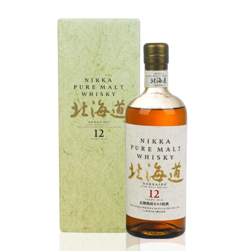 NIKKA 北海道12年金字標首版單一麥芽日本威士忌 (余市12年首版 1982推出) HOKKAIDO 12Y 750ml