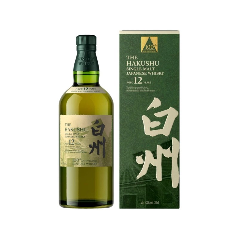 白州12年百周年紀念款威士忌Hakushu nas 100th ann (公司貨) - 花落一杯酒